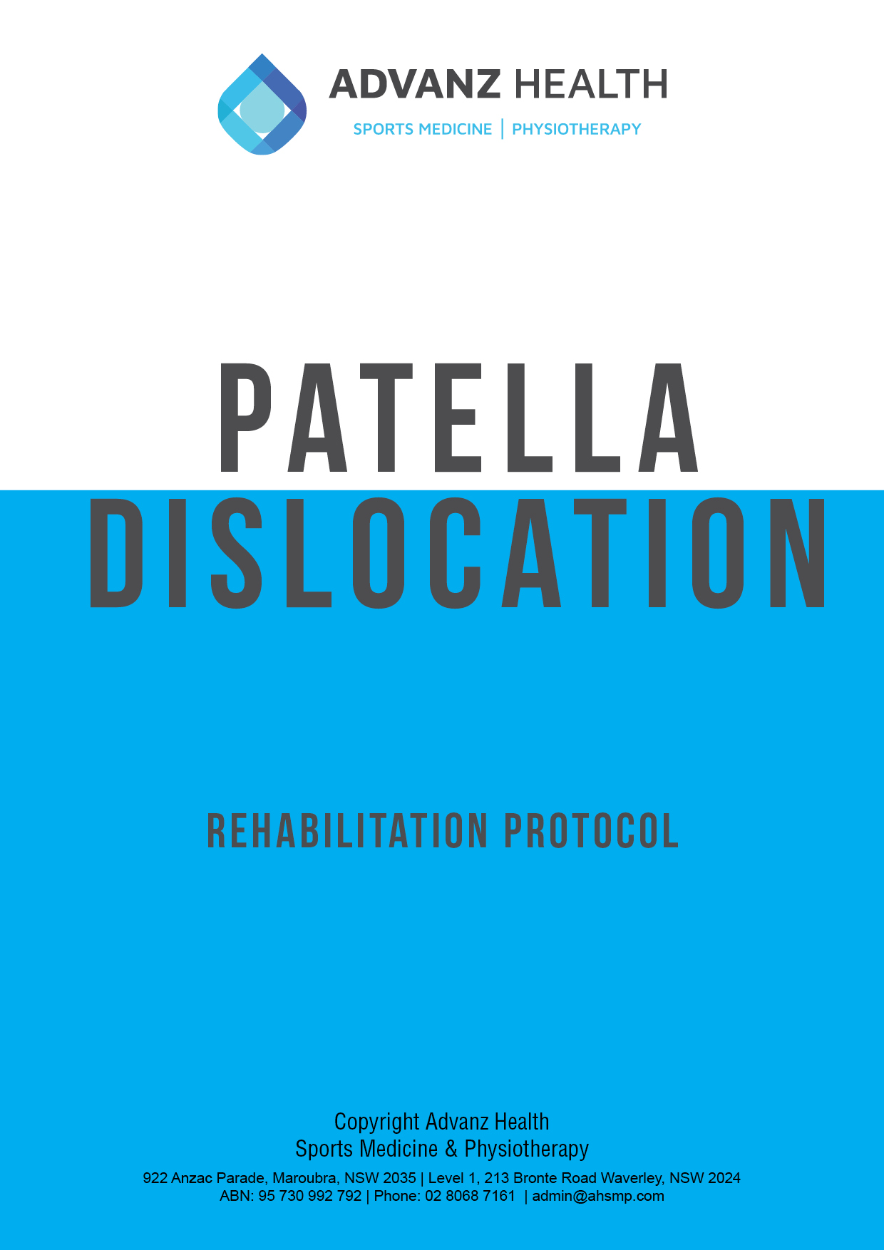 Patella dislocation cover image